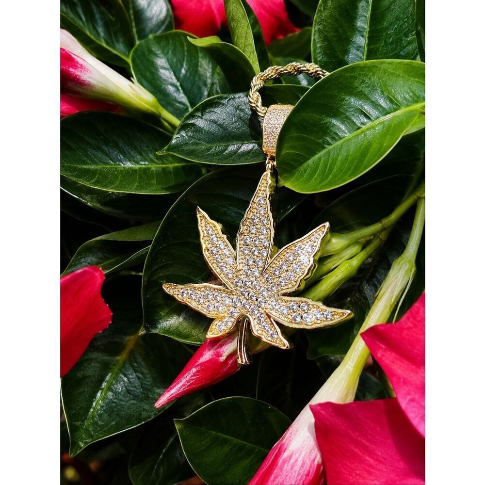 Iced Out Flower Necklace